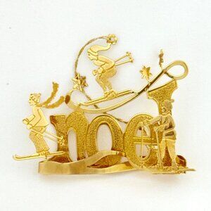 Danbury Mint 23kt Gold Plated Christmas Ornament (1992)